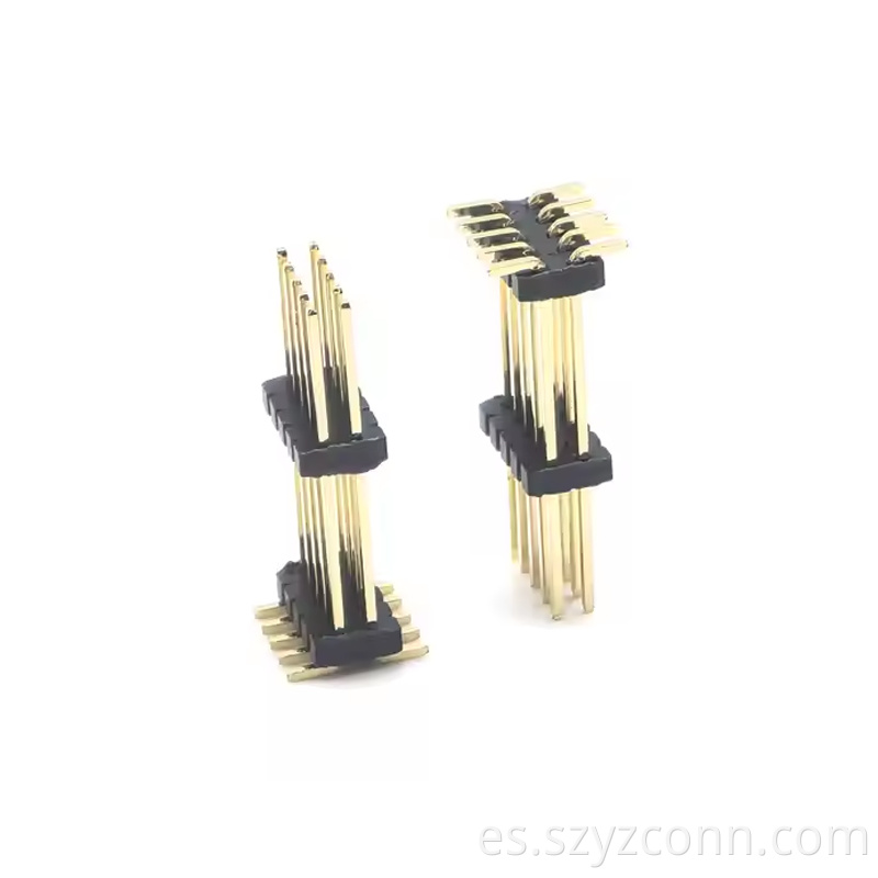 27mm Pitch Pin Header Dual Row SMT SQ0.4mm H1.0 25P (4)